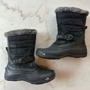 The North Face Black Winter Boots | Women’s North Face black snow boots